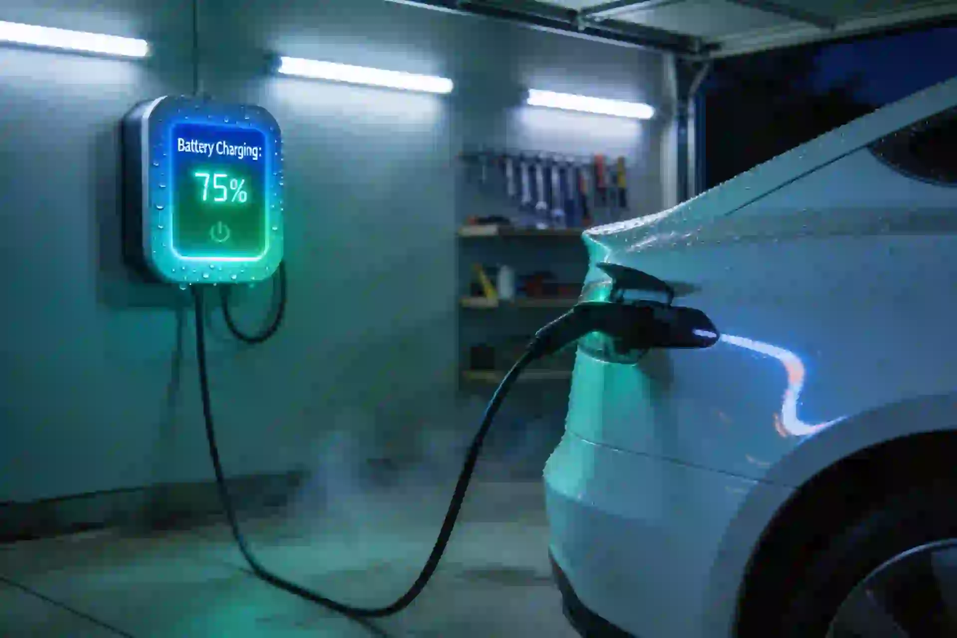 Installation borne de recharge à Thiennes